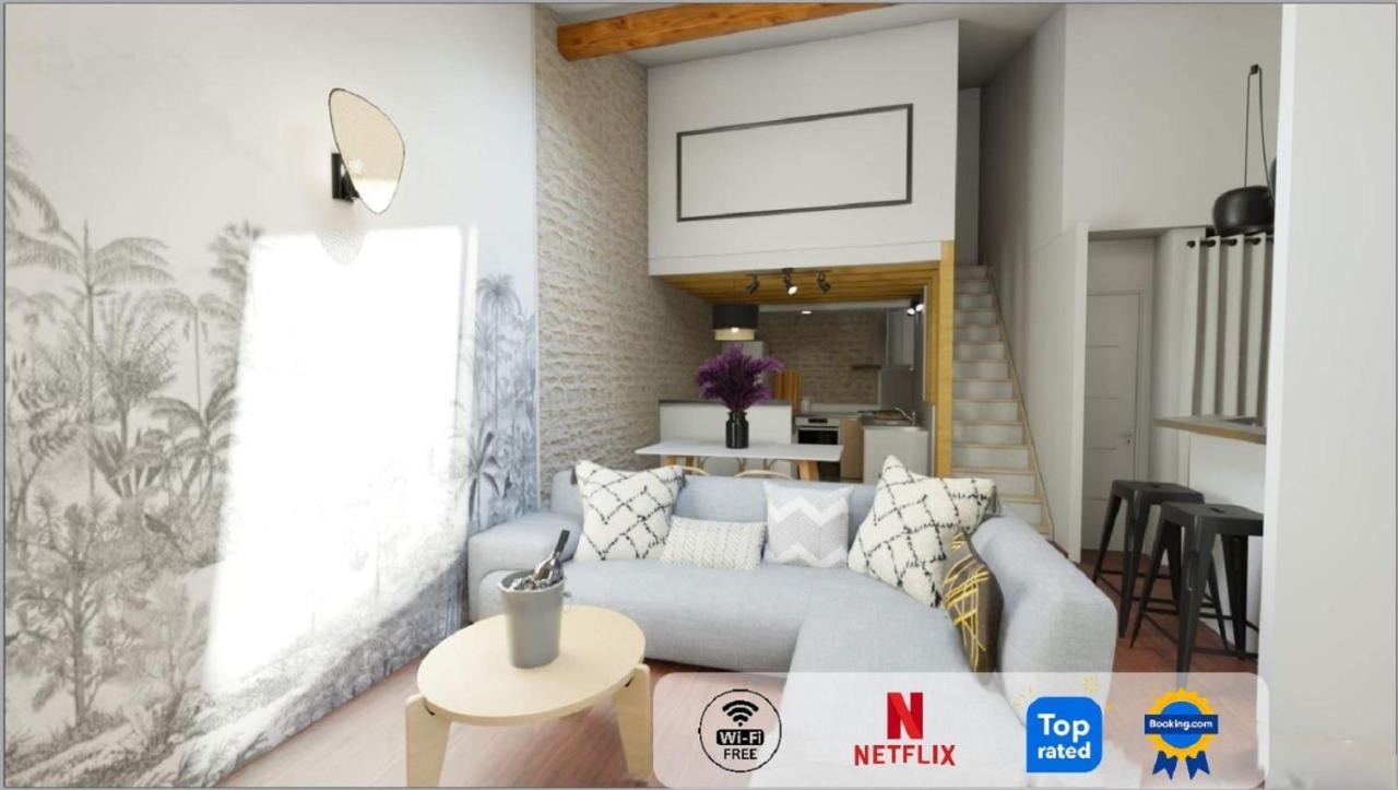 Colorzen - Confortable Lumineux Netflix - Appart Pezenas Centre Exterior foto